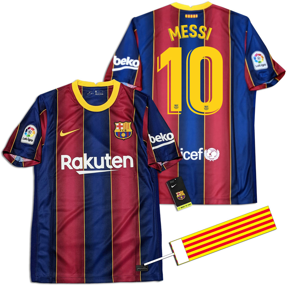 楽天市場】FCバルセロナ 15/16 アウェイ（黄色） #10 MESSI リオネル