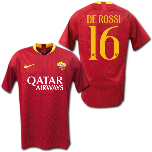 楽天市場】ASローマ 18/19 ホーム （ワイン) ＃16 DE ROSSI デ・ロッシ