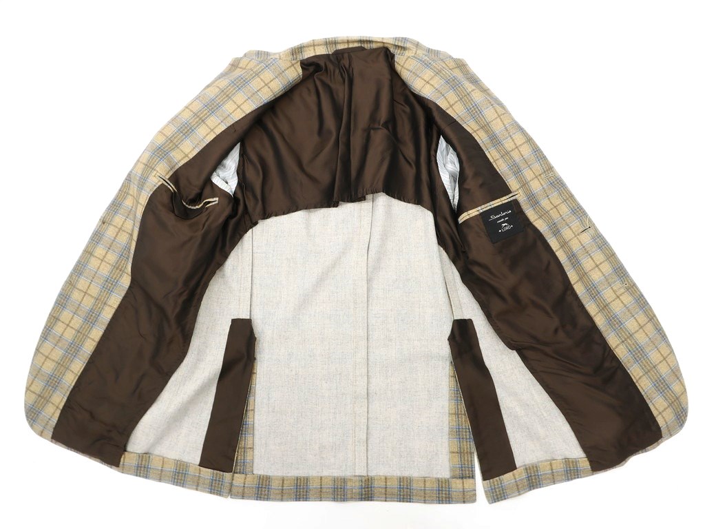 楽天市場】【中古】サルトリオ Sartorio ウール チェック プリント 3B