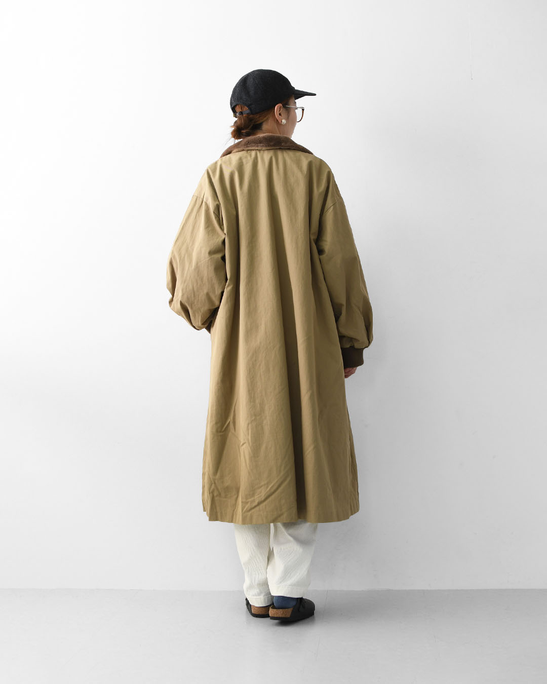 楽天市場】mizuiro ind [ミズイロ インド] back boa coat [3-270052