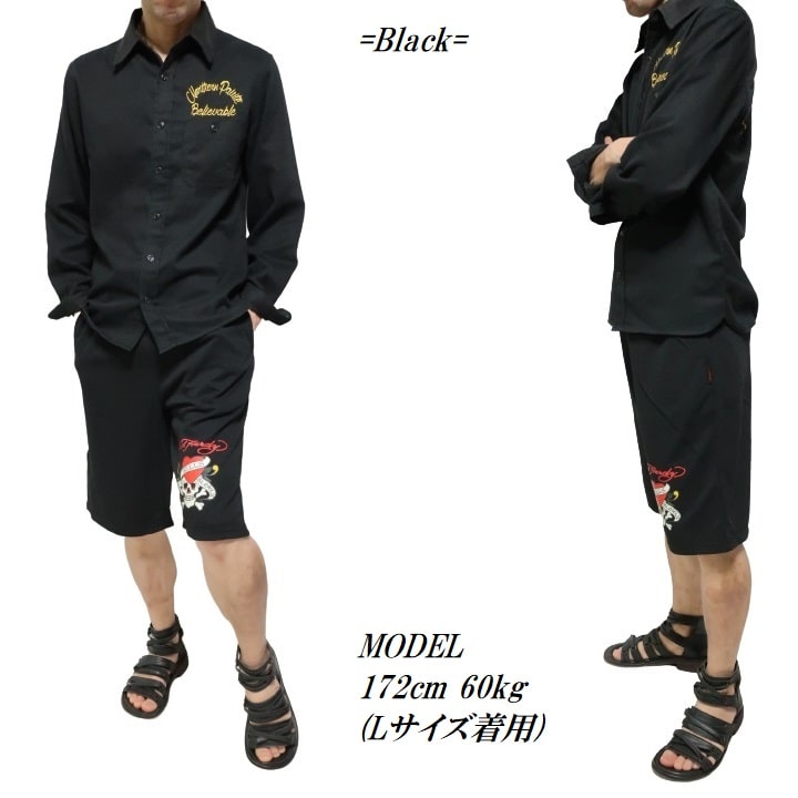 楽天市場】エドハーディー ed hardy ハーフパンツ スカル/ラブキル
