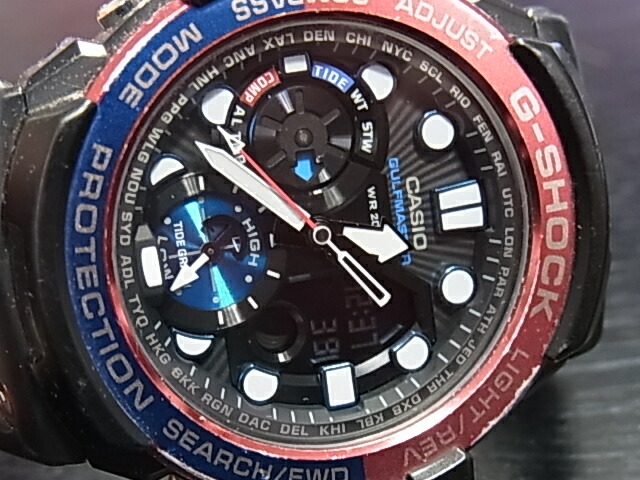 楽天市場】CASIO G-SHOCK GWN-1000F ガルフマスター 【中古】 美品