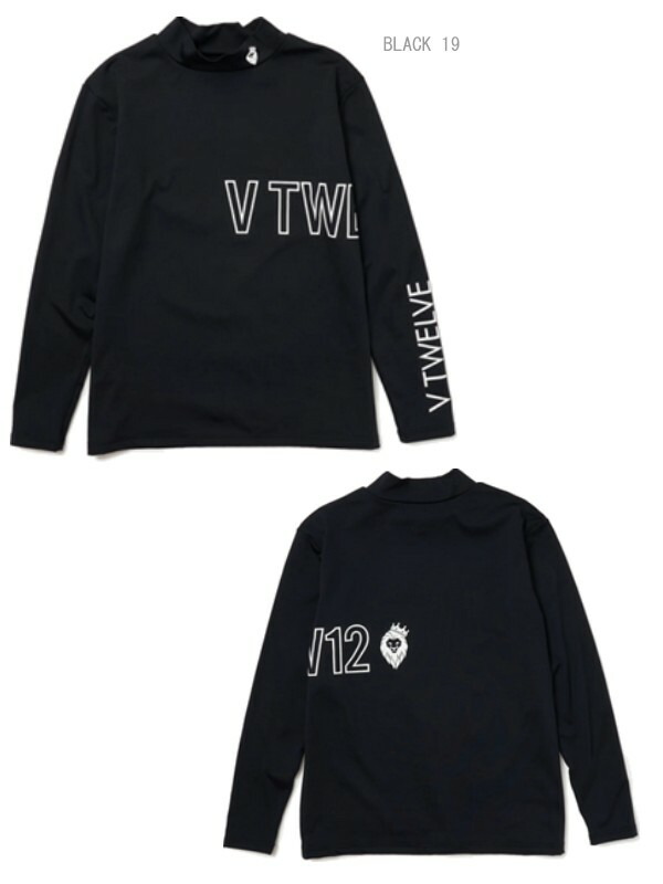 楽天市場】V12 ゴルフ V TWELVE（秋冬モデル！）O/L LOGO L/S MOCK