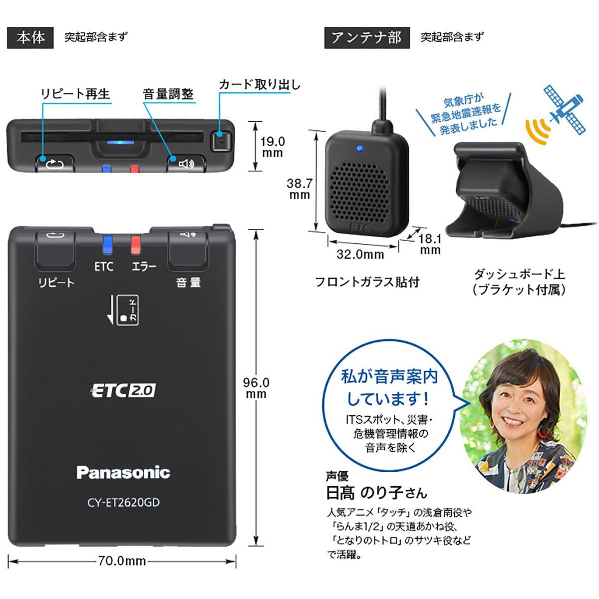 楽天市場】Panasonic パナソニック CY-ET2620GD ETC2.0車載器（助成金