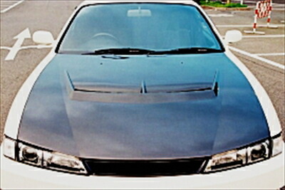 楽天市場】S14 シルビア 後期 エアロボンネット カーボンFRP : Autostyle