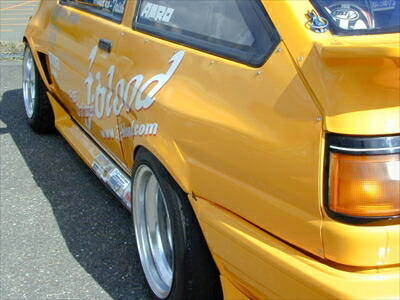 楽天市場】AE86 レビン リアブリスターフェンダー 3door (片側40mm