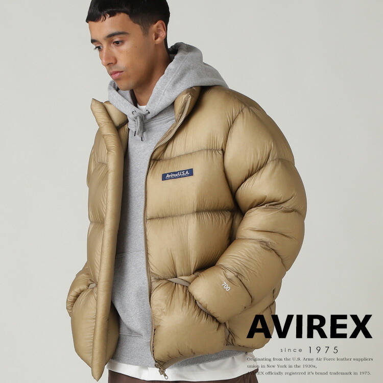楽天市場】avirex ダウンジャケット（ダウン含有率90％ ～）（メンズ
