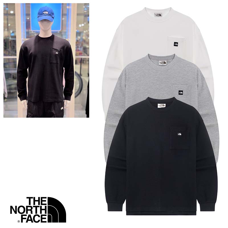 楽天市場】☆送料無料☆[THE NORTH FACE] NT7TR02 WAFFLE L/S R/TEE