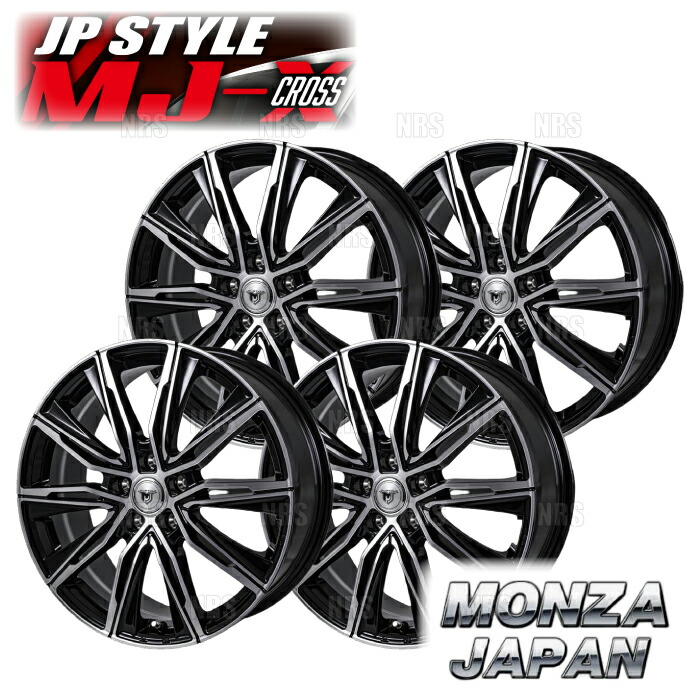 楽天市場】MONZA モンツァ JP STYLE MJ-X (4本セット) 4.5J x 15 イン