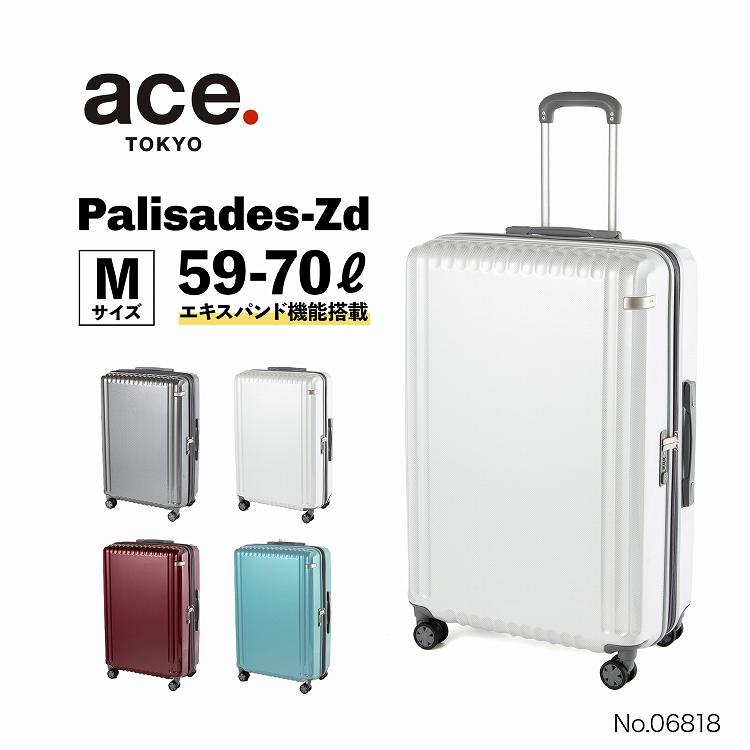 ace. スーツケース パリセイド 35L ホワイトカーボン TSAロック ace