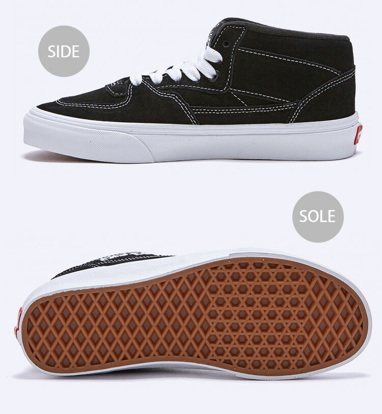 楽天市場】VANS バンズ スニーカー HALF CAB BLACK VN000DZ3BLK ハーフ