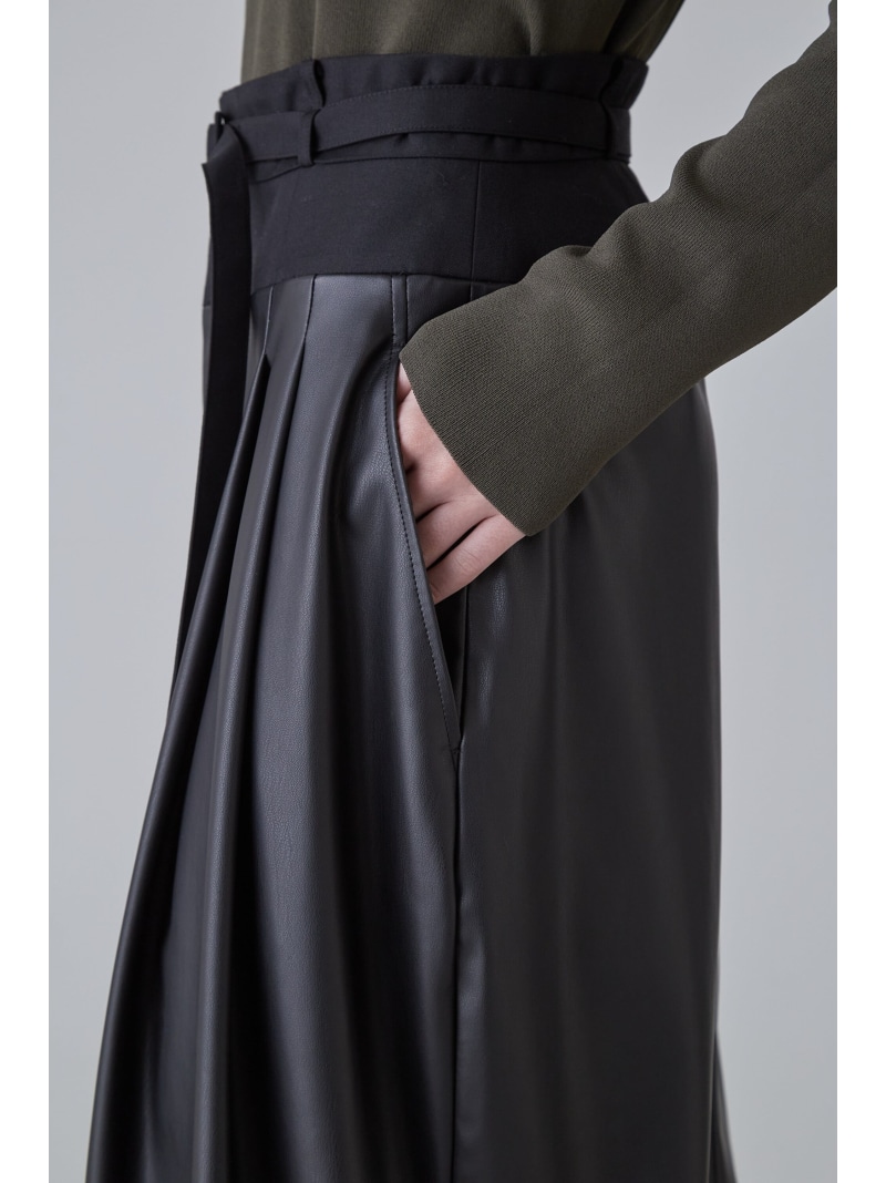 楽天市場】【SALE／50%OFF】フェイクレザースカート ADORE アドーア