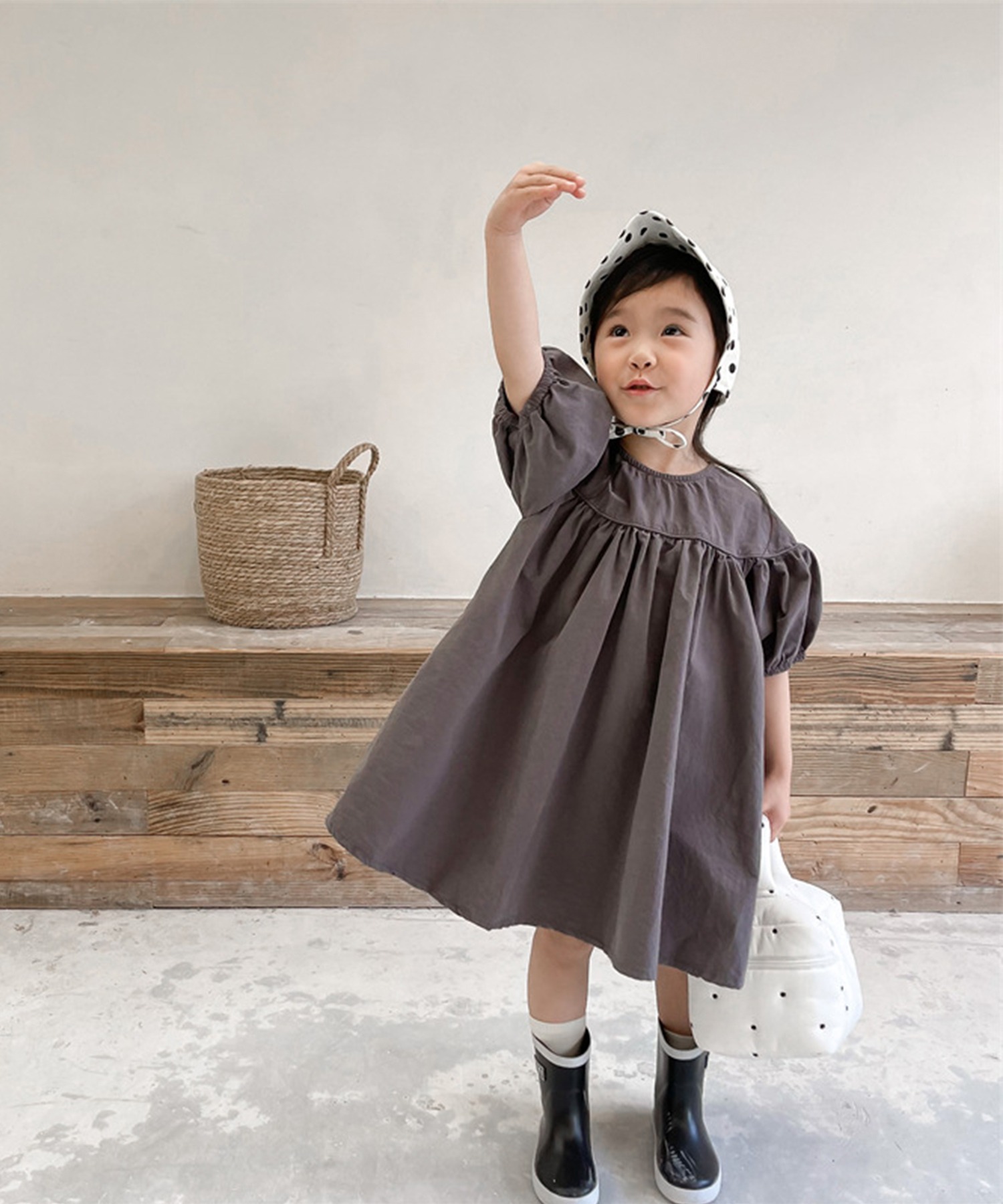 楽天市場】ワンピース キッズ 半袖 女の子 綿 綿90% ナチュラル フレア