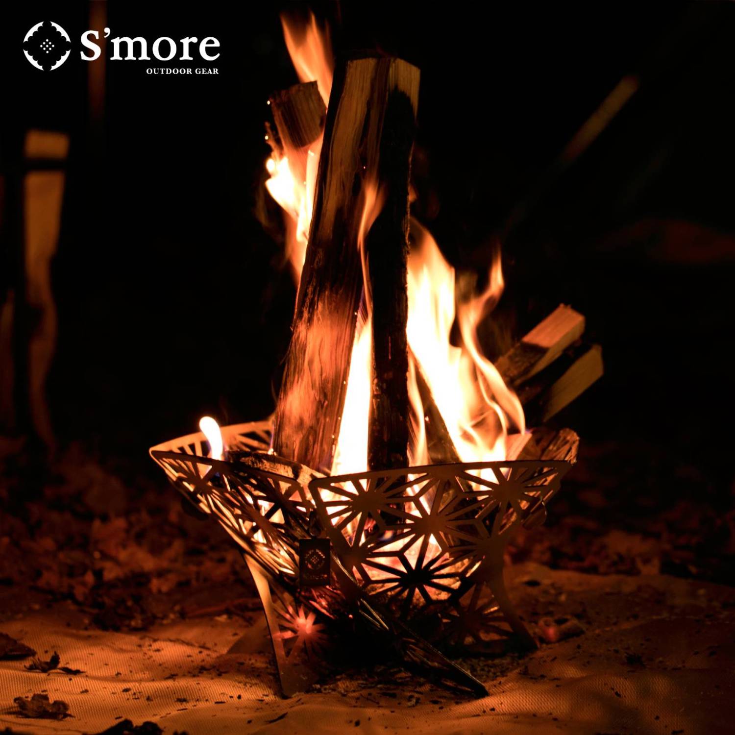 楽天市場】【S'more / 和柄組立焚き火台（Mサイズ） 】焚き火台 スモア