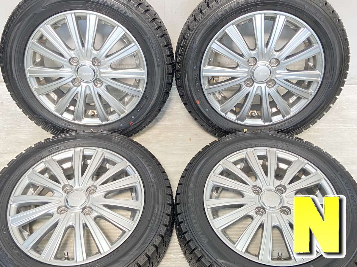 楽天市場】155/65R14 ダンロップ ウィンターマックス WM02 VELVA 14x4