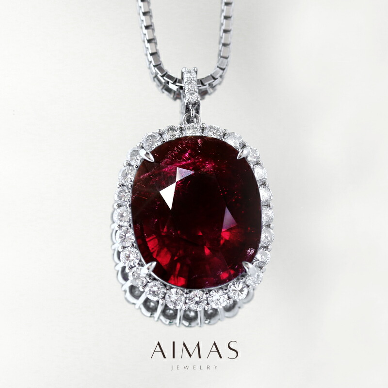 楽天市場】【ｾｰﾙ】ルベライト 21.263ct ネックレス PT850/PT950