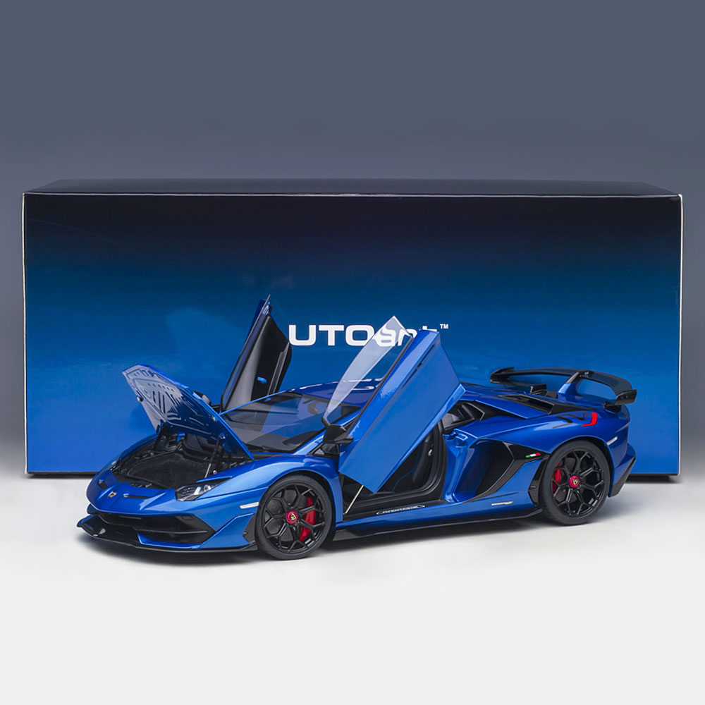 楽天市場】ミニカー 1/18 ランボルギーニ アヴェンタドール SVJ