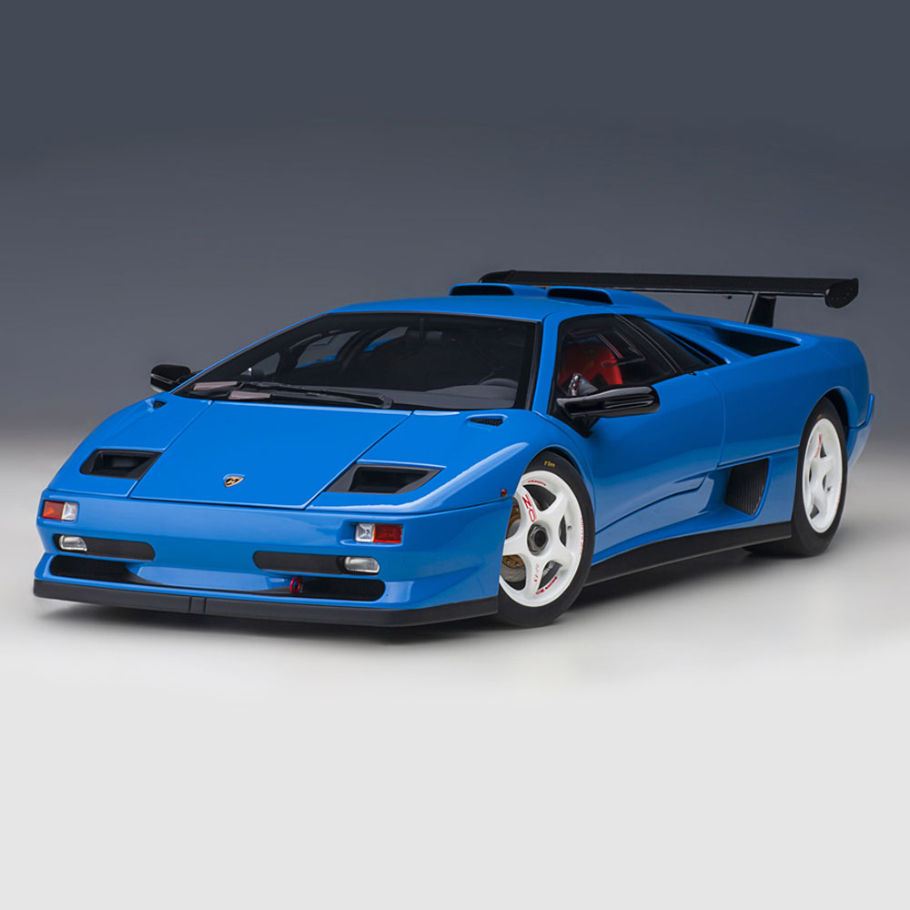楽天市場】ミニカー 1/18 ランボルギーニ ディアブロ SV-R ブルー