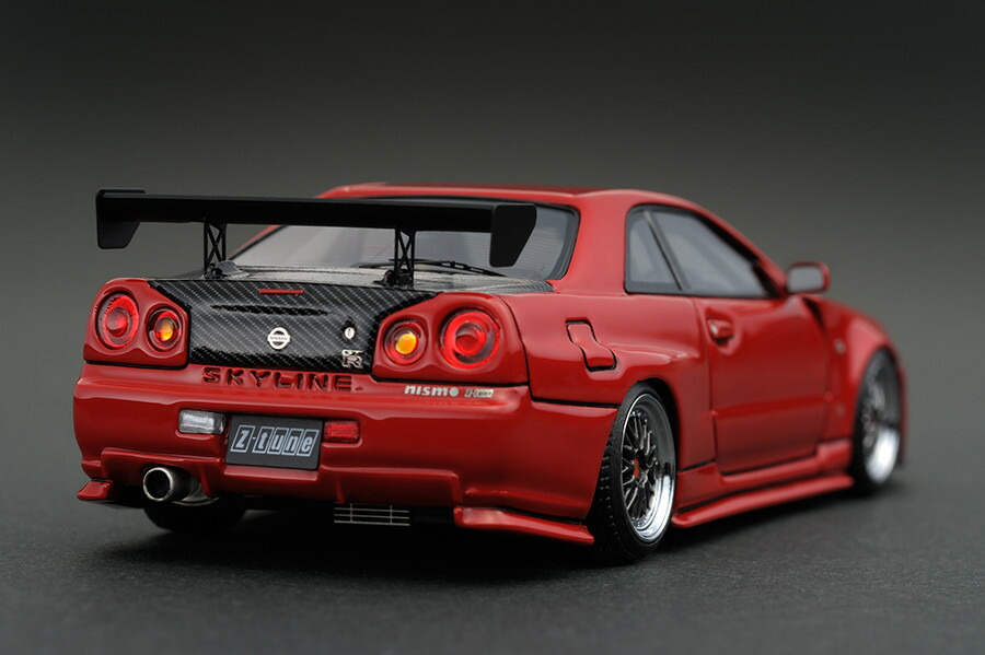 楽天市場】イグニッションモデル 1/43 ニスモ R34 GT-R Z-tune レッド