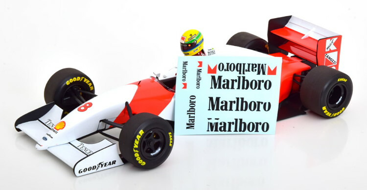 楽天市場】ミニチャンプス 1/18 マクラーレン アイルトン セナ MP4/8