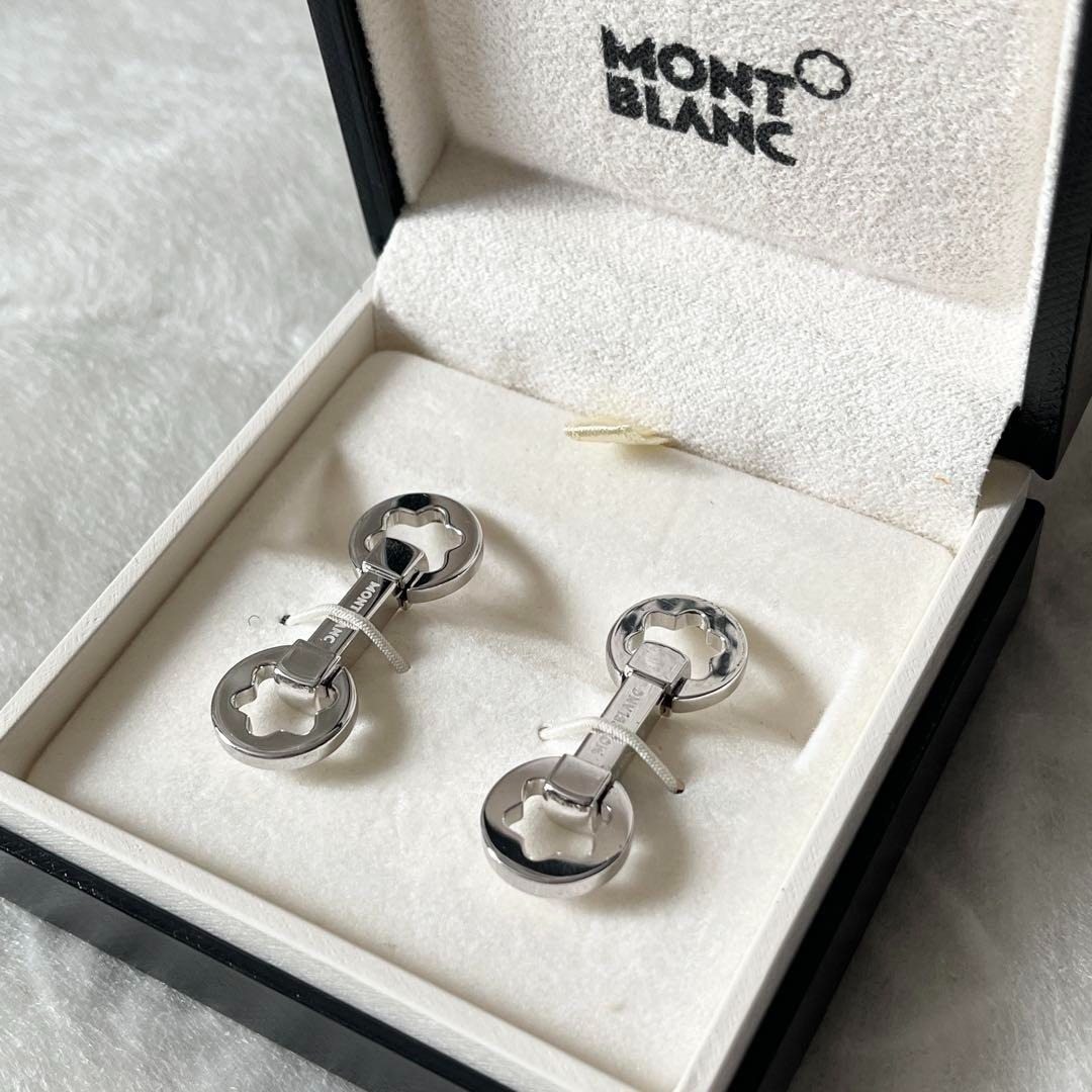 MONT BLANC シルバー 星形カフリンクス MONT BLANC シルバー 星形