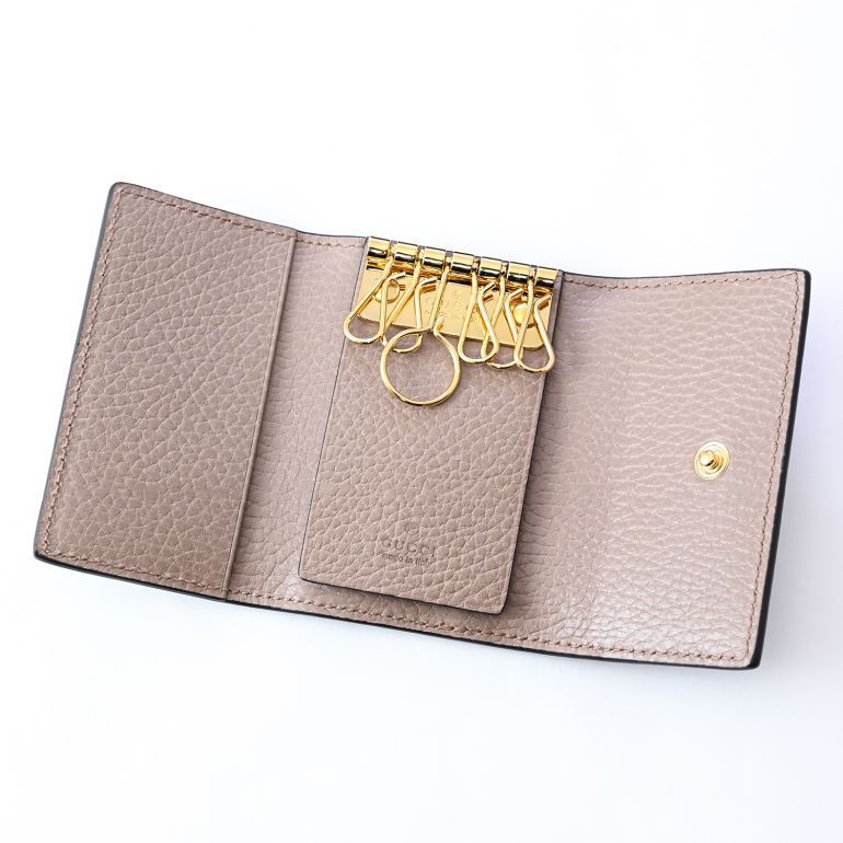 楽天市場】グッチ GUCCI キーケース プチ マーモント ダラーカーフ