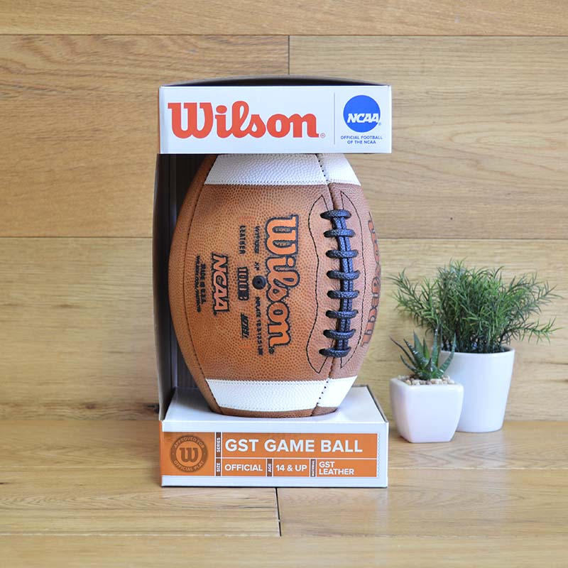 楽天市場】アメフト フットボール アメリカ製 革 Wilson GST 1003 NCAA