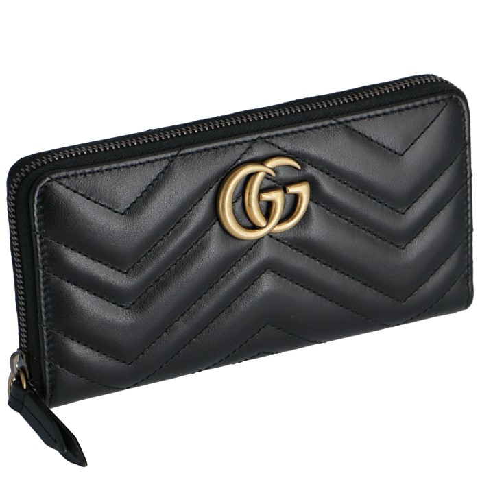 楽天市場】グッチ GUCCI 財布 GGマーモント 長財布 ジップラウンド