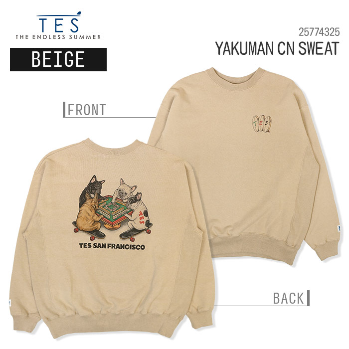 楽天市場】TES ザ エンドレスサマー テス 役満 CN スウェット 25774325