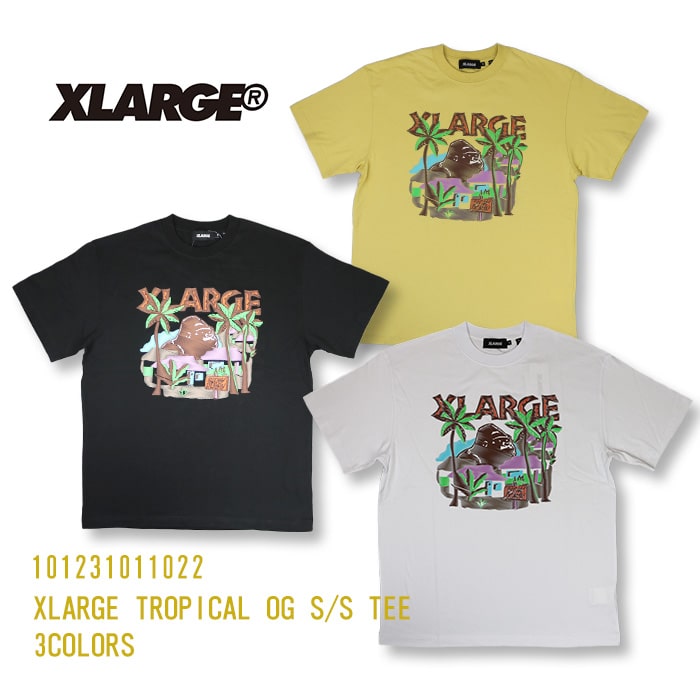 楽天市場】SALE XLARGE エクストララージ TROPICAL OG S/S TEE