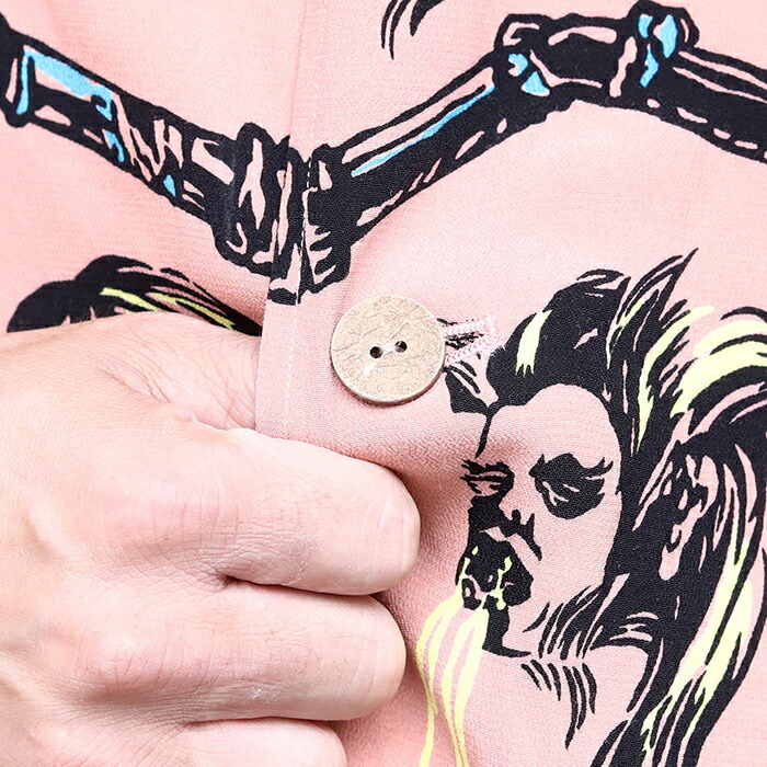 楽天市場】WEIRDO ウィアード / 「VOODOO HEAD - S/S SHIRTS / PINK