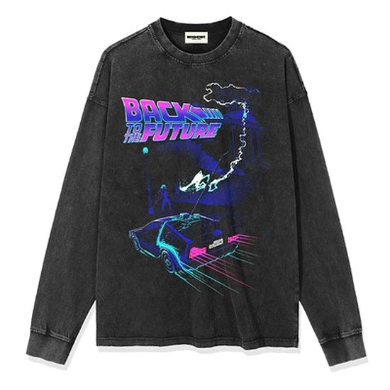 楽天市場】メンズ レディース 長袖Tシャツ映画 アートTシャツBack To