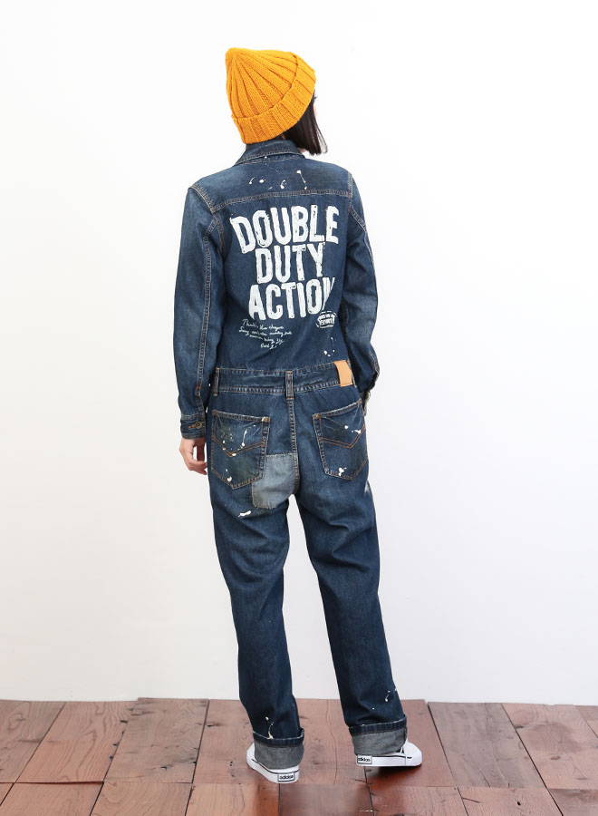 楽天市場】【セール除外商品】TOBILA×AOZORA デニムオールインワン(1色