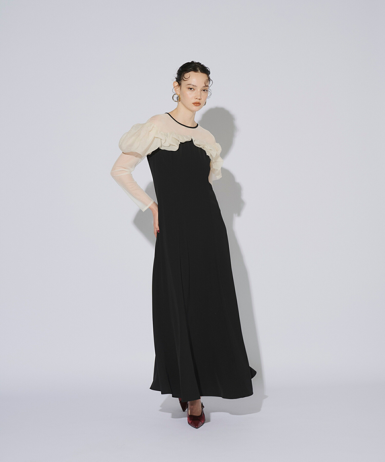 楽天市場】【公式】 ANDRESD アンドレスド 【 frills flare dress