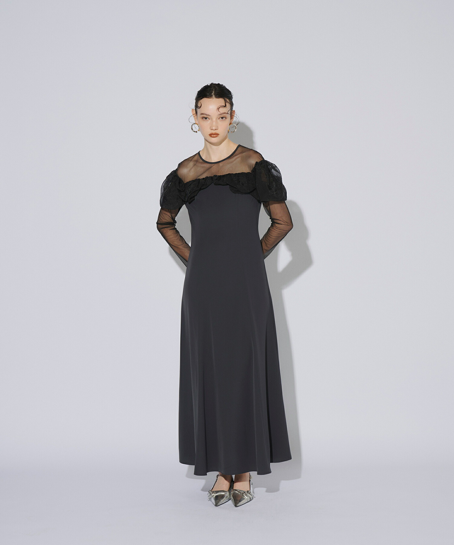 楽天市場】【公式】 ANDRESD アンドレスド 【 frills flare dress