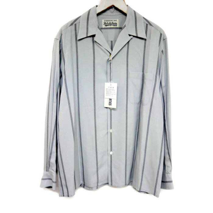 楽天市場】WACKO MARIA ワコマリア 国内正規 23AW STRIPED OPEN COLLAR
