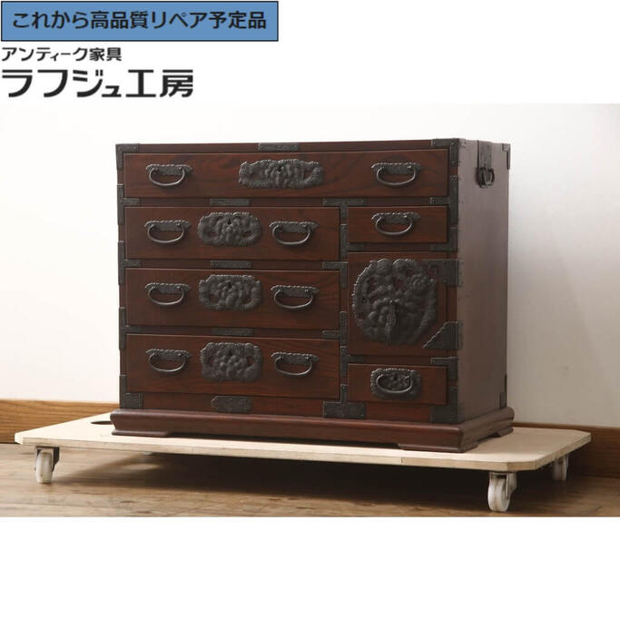 楽天市場】☆事前問合せ必須☆ 和製ビンテージ 仙台小箪笥 高級 伝統