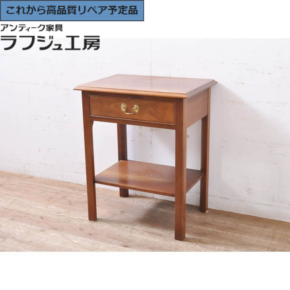 楽天市場】【中古】 ☆事前問合せ必須☆ 引き出し付き サイドテーブル