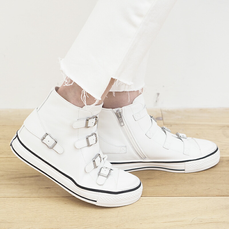 楽天市場】【再入荷】ASH アッシュ VIRGINE 132212 ハイカットジップ