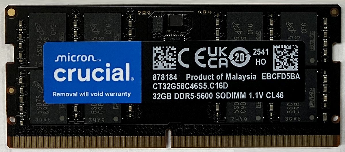 パソコン Crucial 32GB DDR5-5600 SODIMM」の人気商品一覧 | 安い商品
