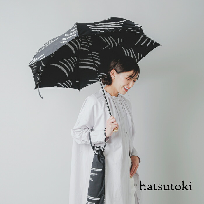 楽天市場】hatsutoki ハツトキ UVカット 防水加工 晴雨兼用 折畳み傘