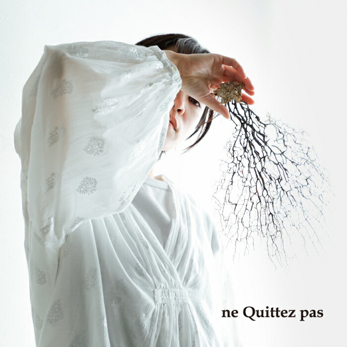 楽天市場】ne Quittez pas ヌキテパ コットン ボイル ホイル フラワー