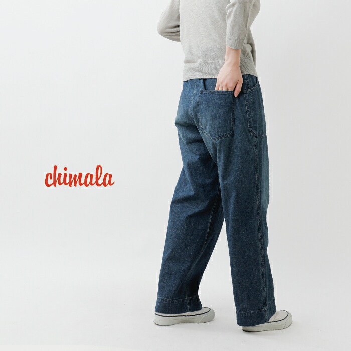 楽天市場】chimala チマラ USネイビー セルビッチ デニム ワークパンツ