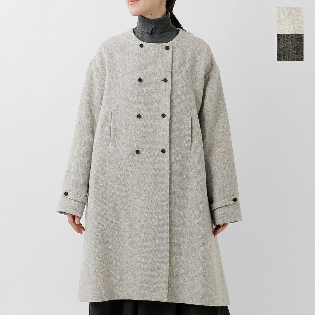 楽天市場】セール【30%OFF】MAGALI マガリ ウールリネン ヘリンボーン