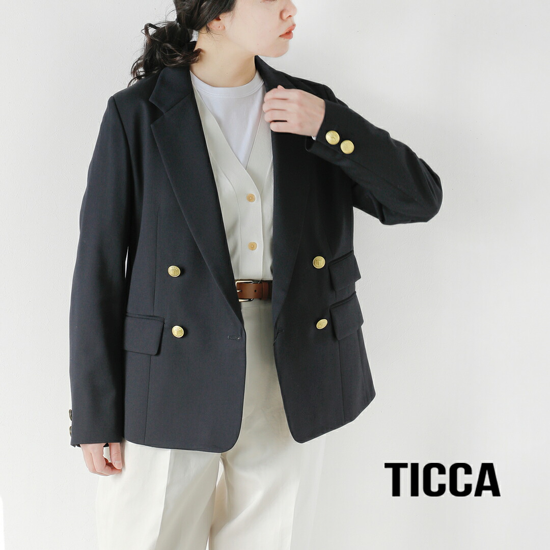 楽天市場】TICCA ティッカ ウール ダブル ジャケット tbfs-151
