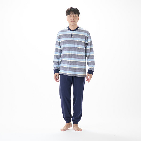 【新品】ミラショーン　サラサラコットン春夏物パジャマ（L)　日本製 000000005857-01.jpg?size=xs&w=