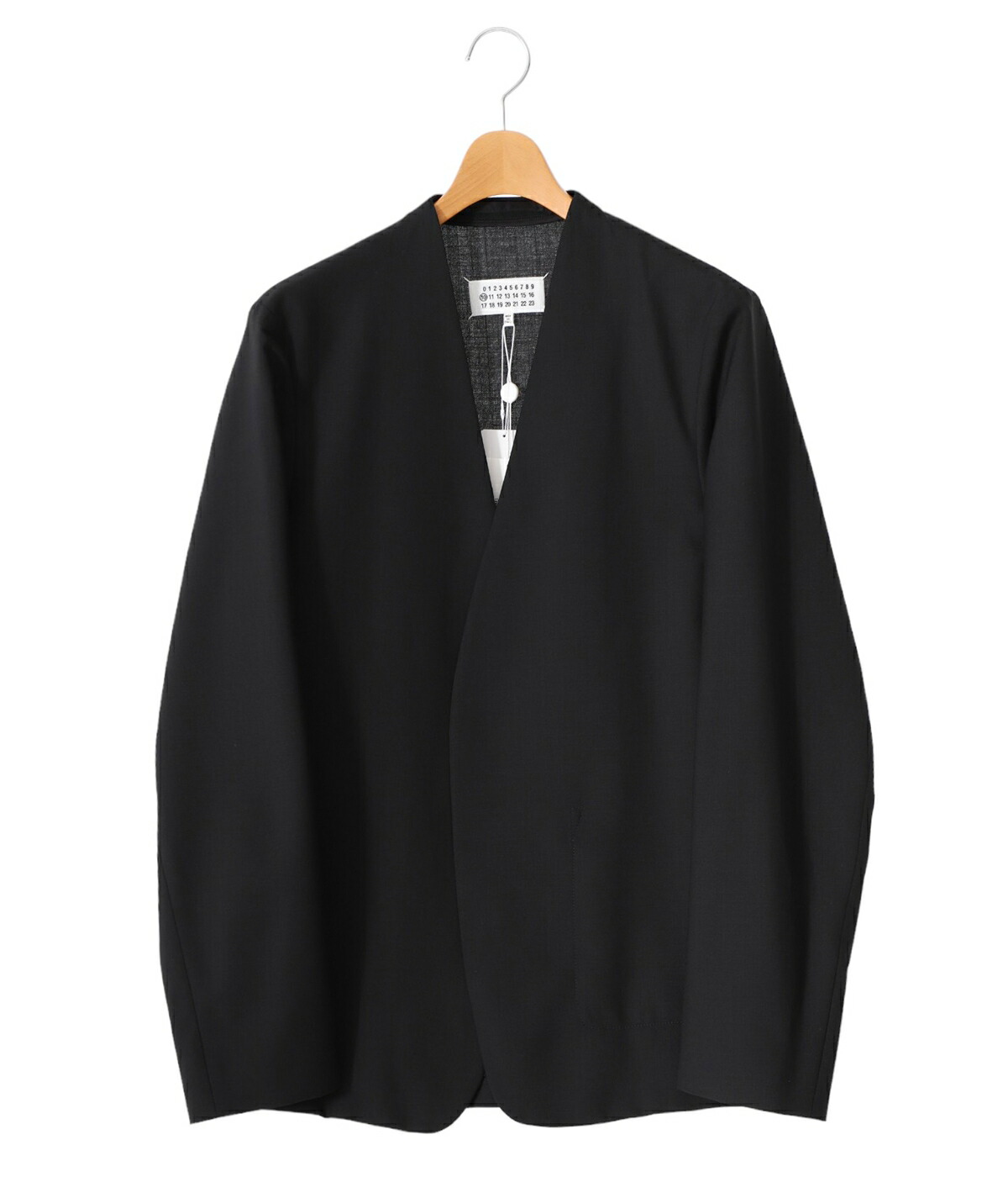 楽天市場】[送料無料]Maison Margiela : NO COLLAR JACKET : S50BN0447
