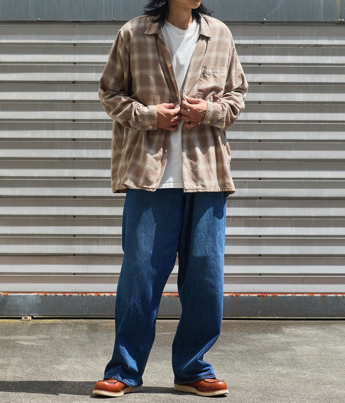 楽天市場】[送料無料]orSlow : 別注 SUPER DAD'S DENIM PANTS
