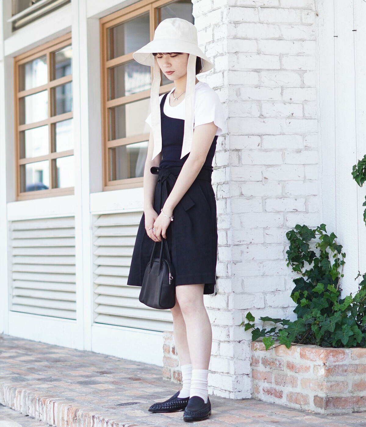 楽天市場】[送料無料]CLANE : [レディース]STITCH BELT HALF PANTS