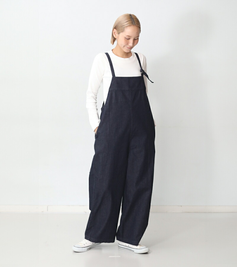 楽天市場】VENT BLANC 8ozデニムサロペット インディゴ オーバーオール